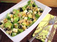 Ensalada de pollo y aguacate