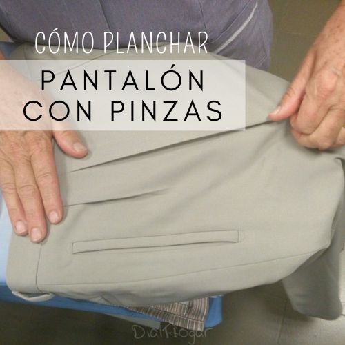 pantalón con pinzas