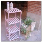 Estantería pintada con chalk paint